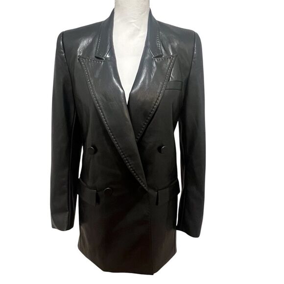 Generation Love Faux leather oversized blazer size xs NWOT - Picture 1 of 11